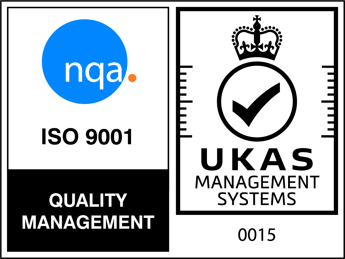 ISO 9001 Gestión de la Calidad — NQA, acreditado UKAS Management Systems 0015